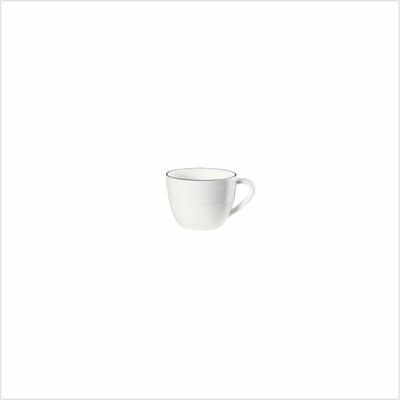 a table ligne noire - Espresso Tasse - 6cm - schräg